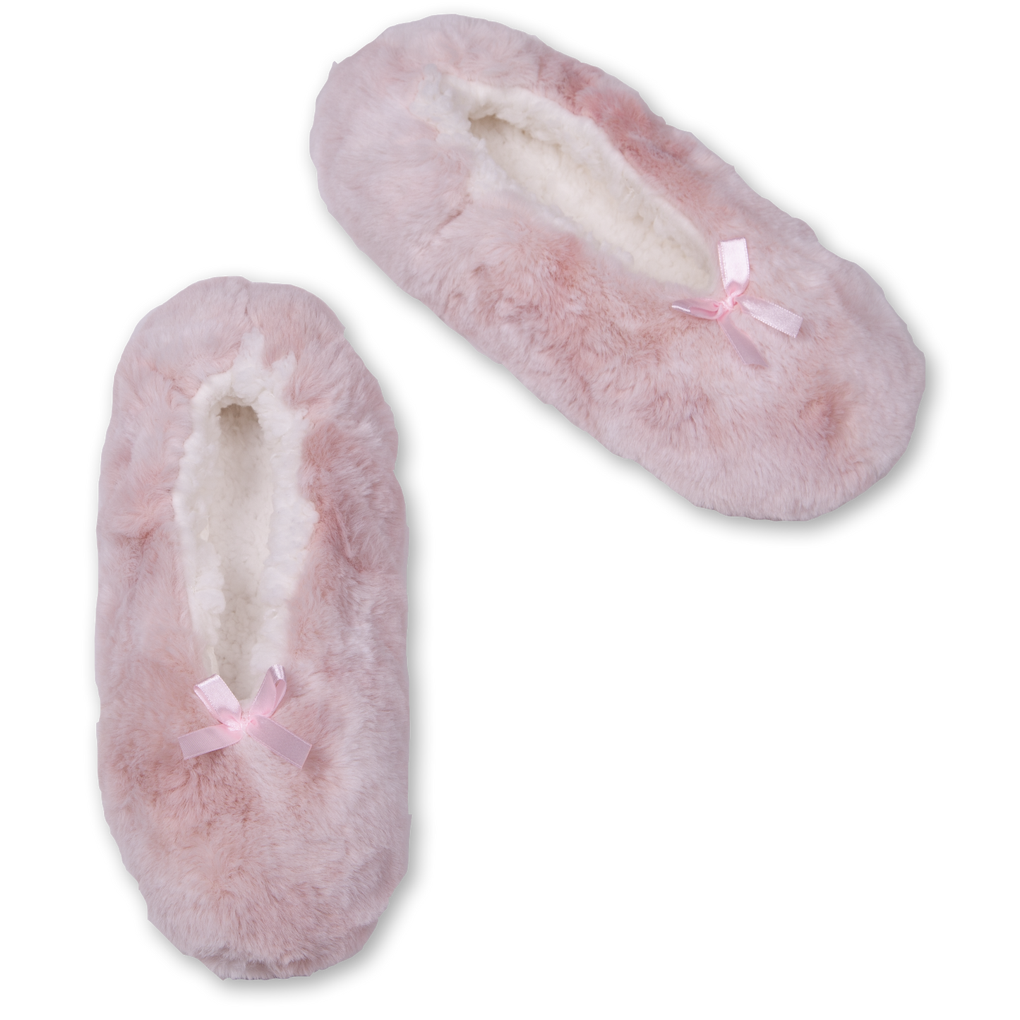 Women's Furry Slipper Socks with Gripper Bottoms