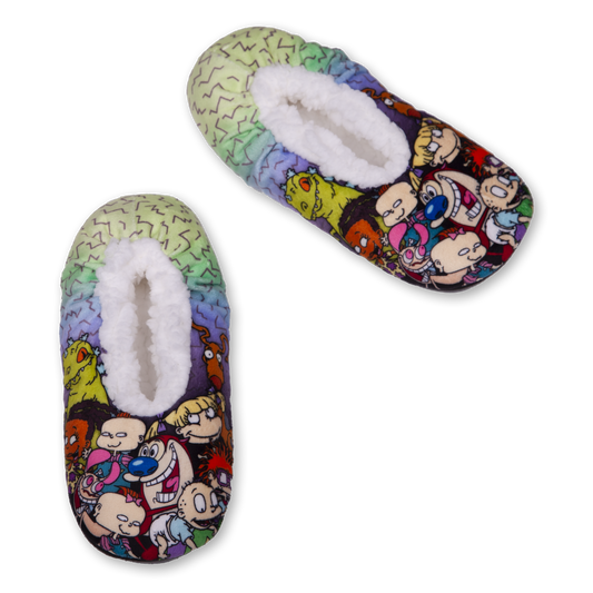 Women's Rugrats Slipper Socks with Gripper Bottoms