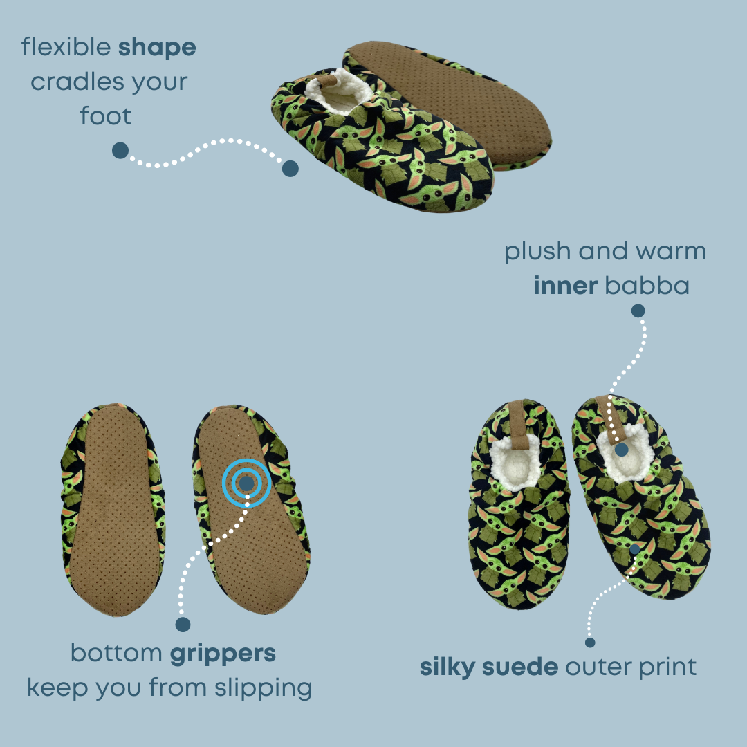 The Child Printed Fuzzy Babba Slipper Sock