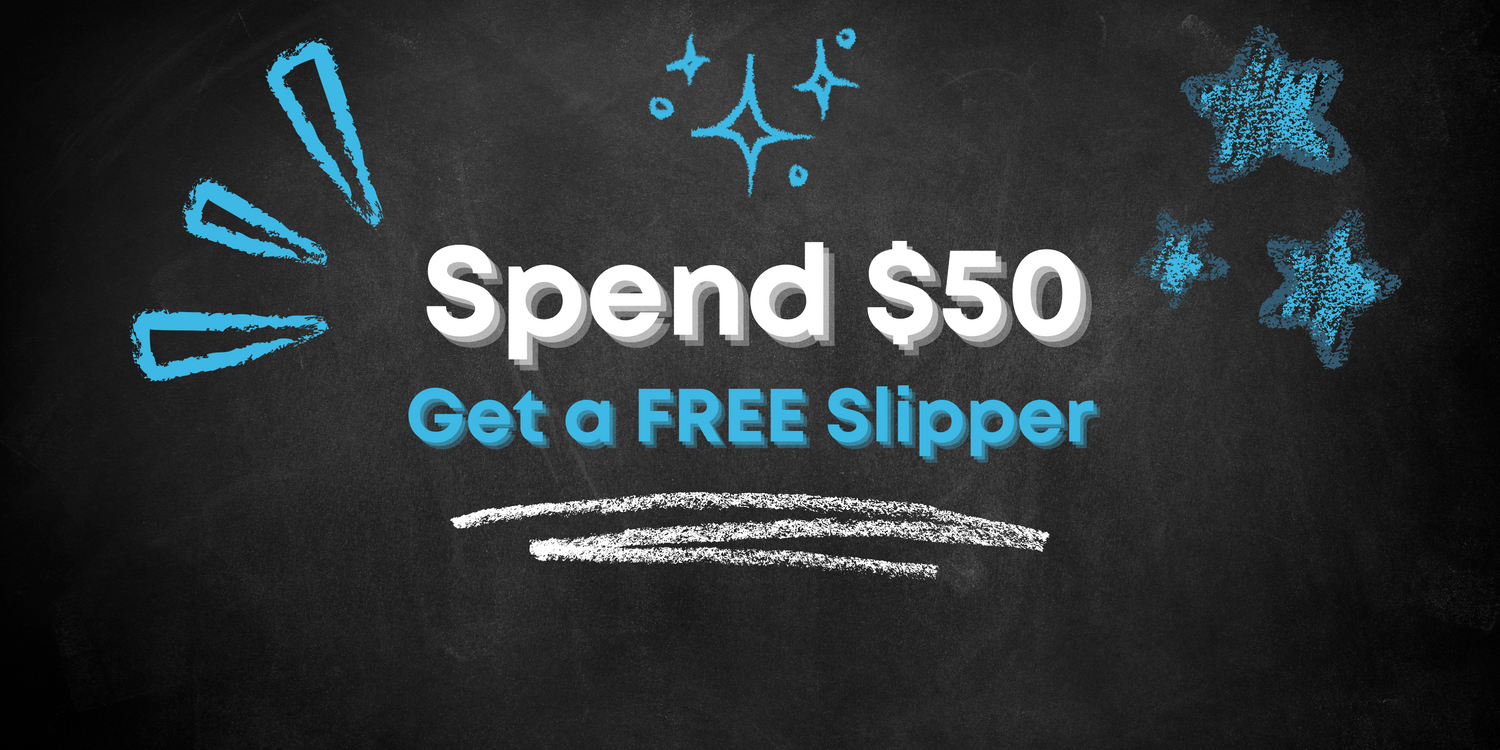 Spend $50 Get a Free Slipper