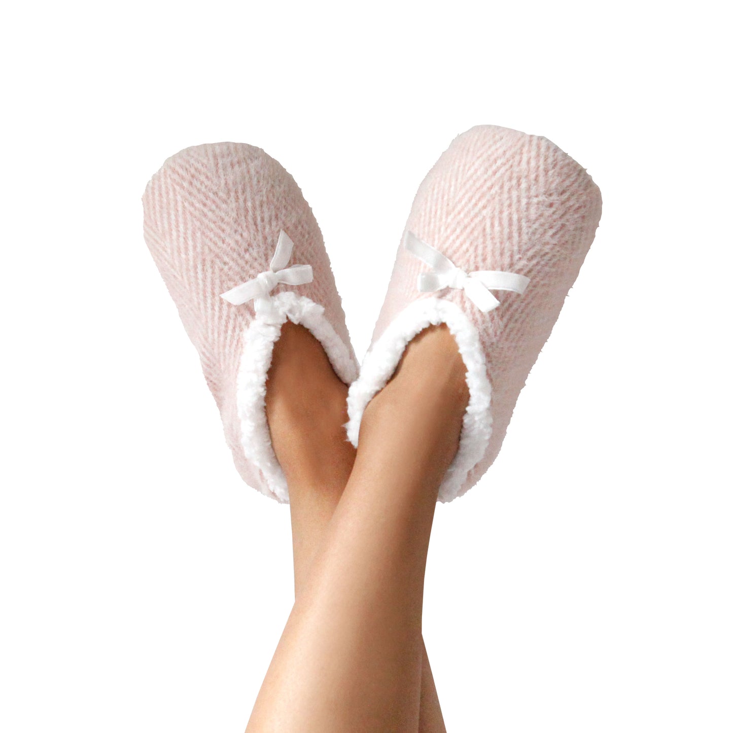Women's Feather Zig Zag Slipper Socks