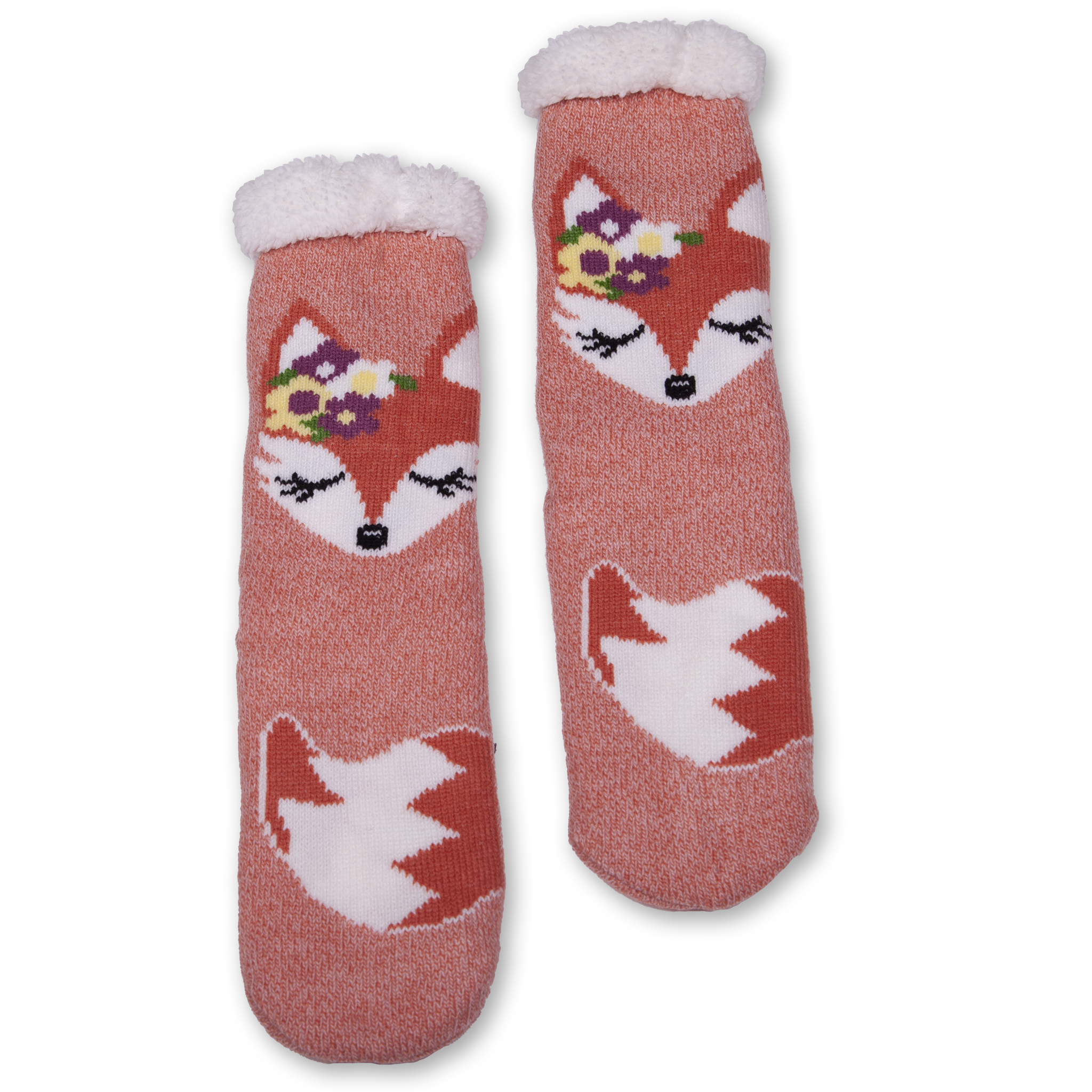 D-GROEE Women's Winter Fuzzy Warm Cozy Sherpa Lined Slipper Socks