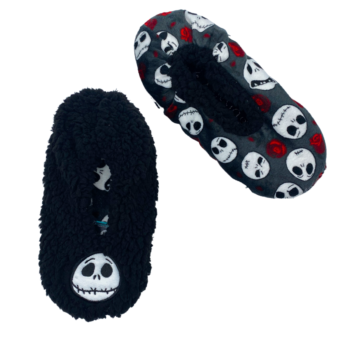 Nightmare Before Christmas Reversible Fuzzy Babba Slipper Socks
