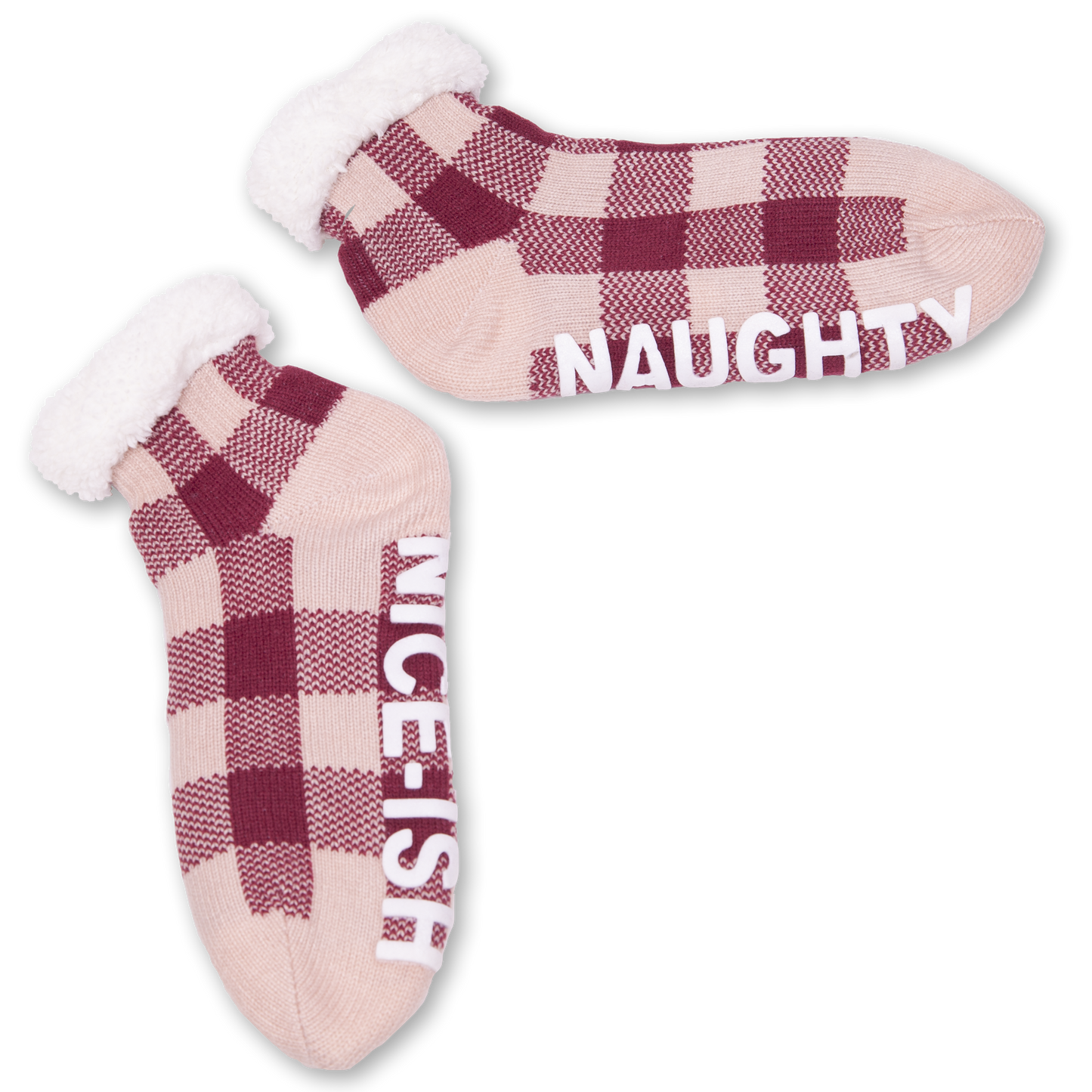 Women's Holiday Naughty Niceish Short Cozy Warmers