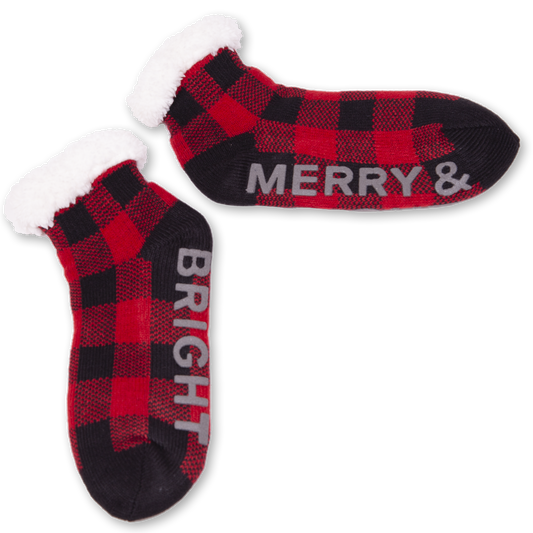 Women's Holiday Merry & Bright Short Cozy Warmers