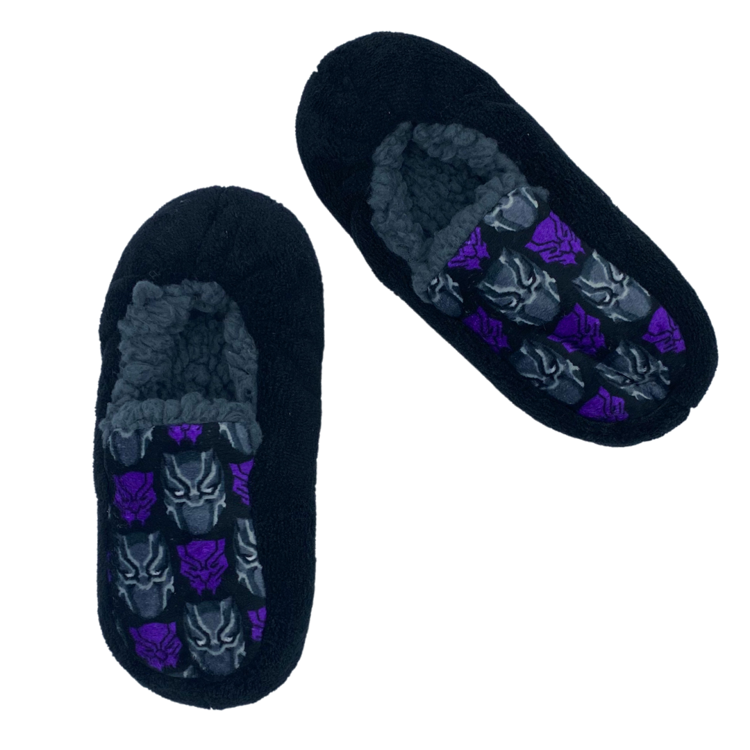 Black Panther Loafer Slipper Sock with Grippers