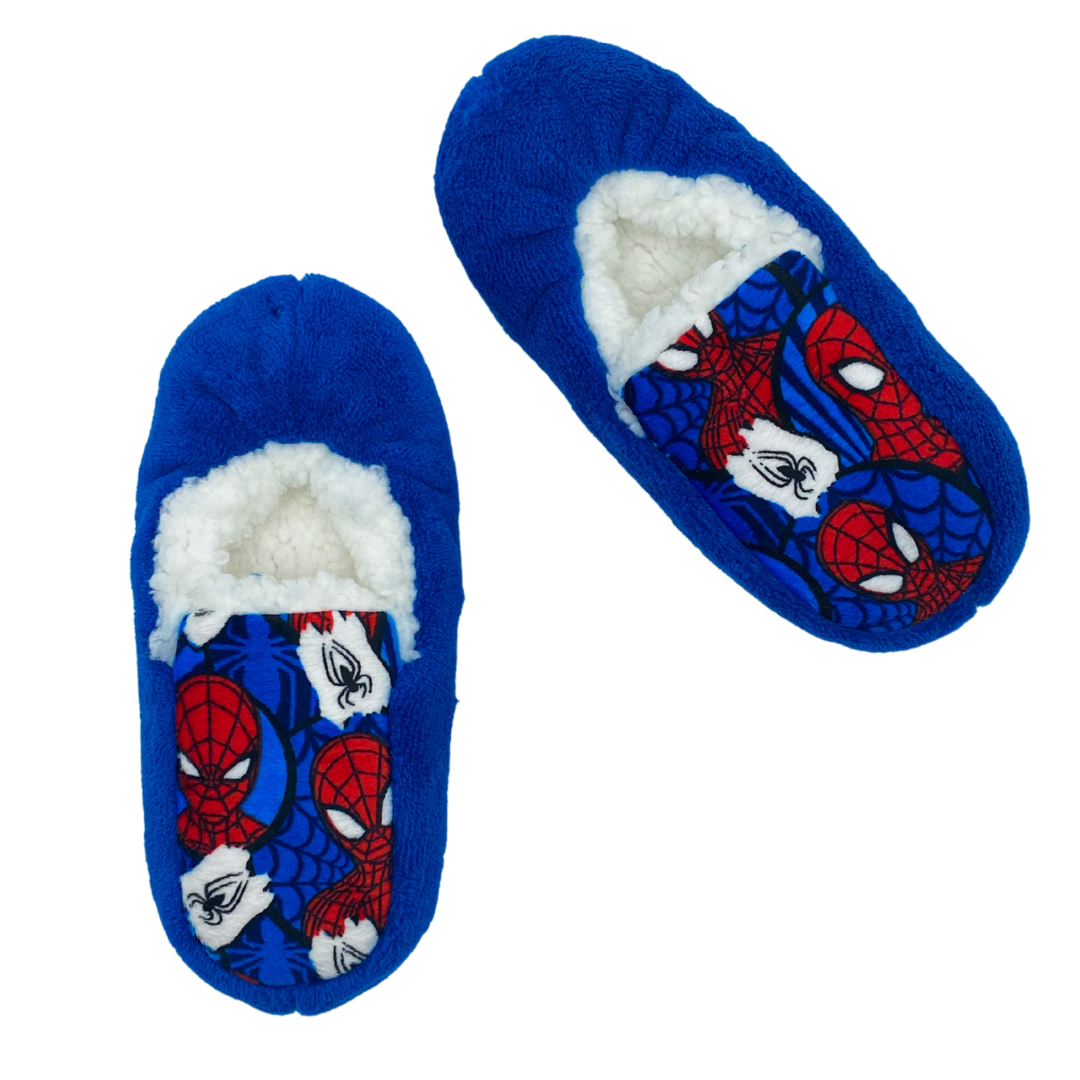 Spiderman Loafers with Grippers – Fuzzy Babba