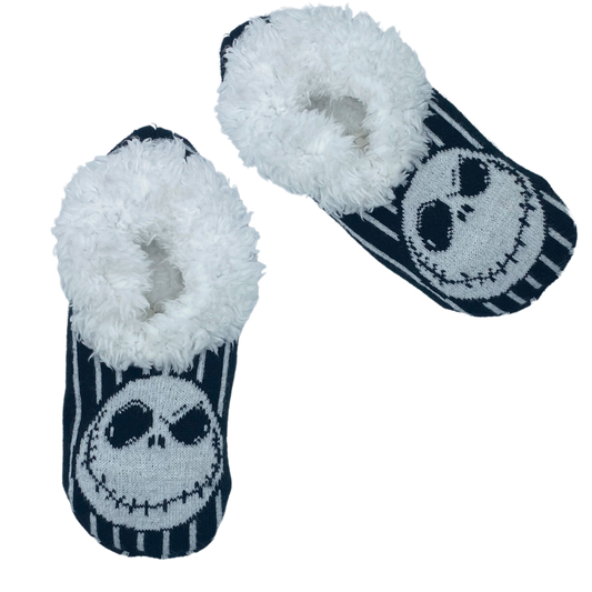 The Nightmare Before Christmas Halloween Teddy Fur Slipper Socks