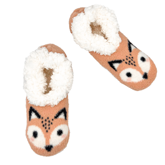 Women’s Fox Critter Knitter Slipper Sock