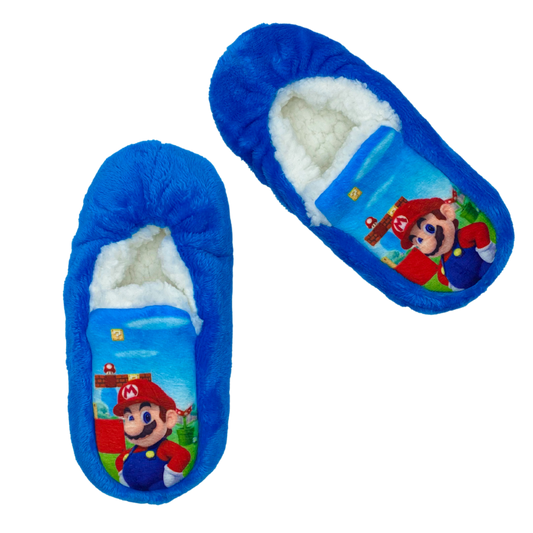Mario Loafer Slipper Sock with Grippers