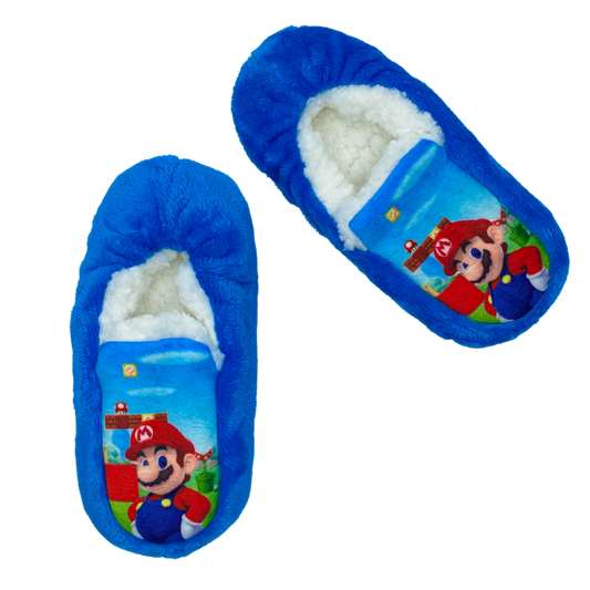 Mens super mario slippers hot sale