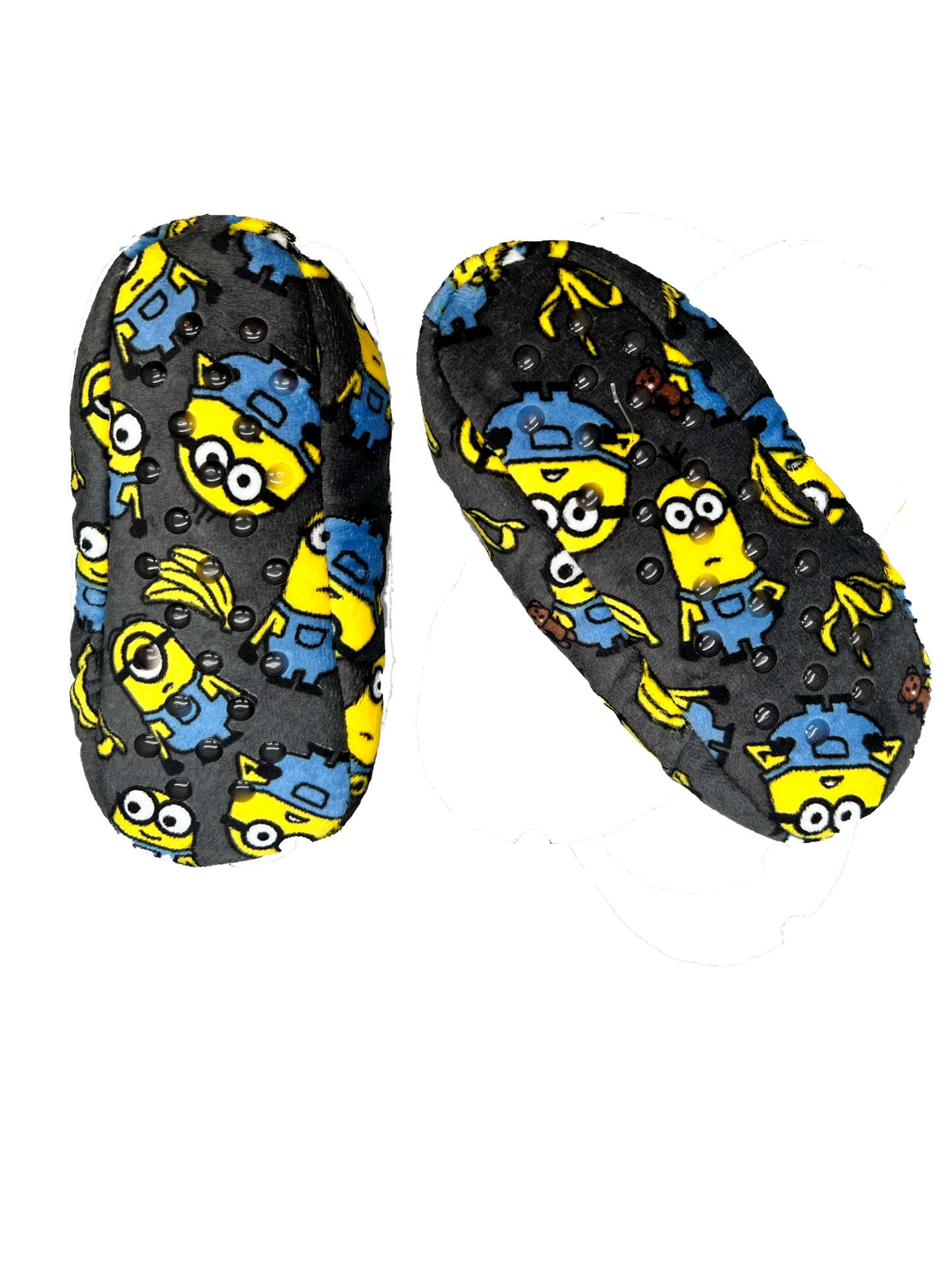 Kids Minion Slipper Socks with Grippers