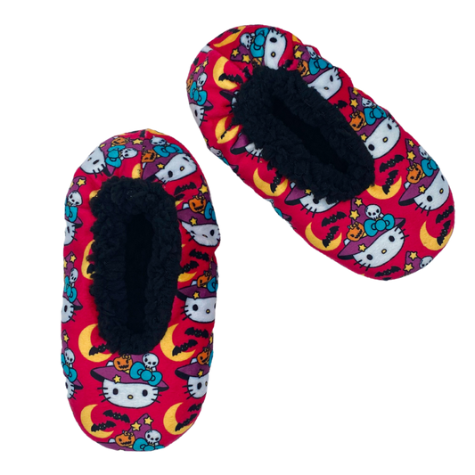 Hello Kitty Halloween Slipper Socks with Grippers