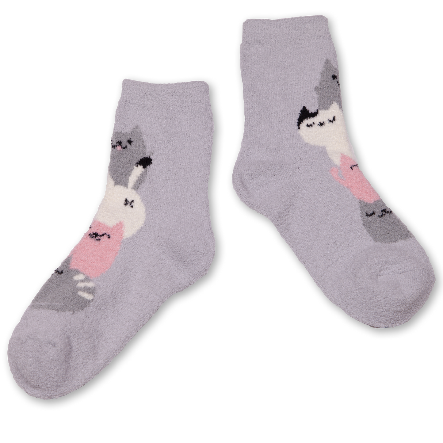 Kittens Ultimate Cozy Slipper Socks 3 Pack