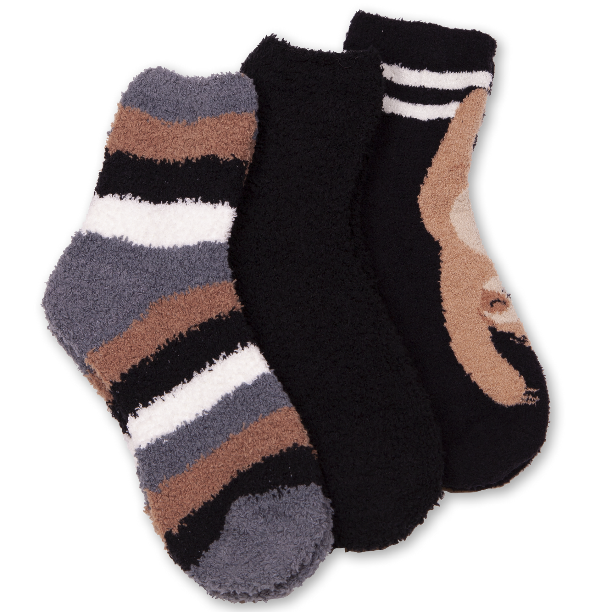 Sloth Ultimate Cozy Slipper Socks 3 Pack – Fuzzy Babba