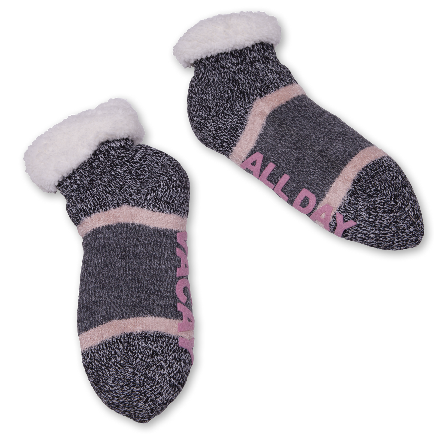 Women's Allday Vacay Short Slipper Socks with Gripper Bottoms