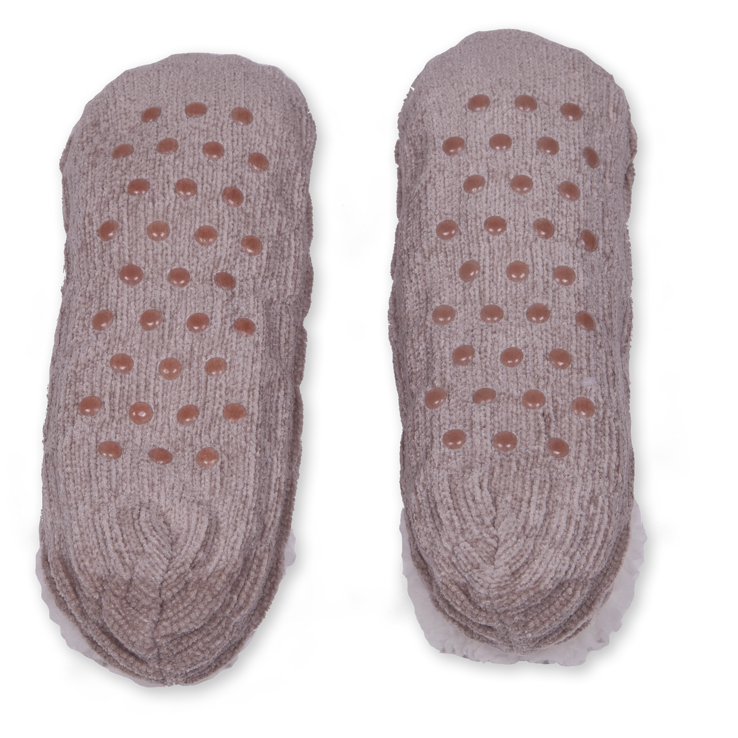 Women's Chenille Knit Ballerina Slipper Socks with Gripper Bottoms