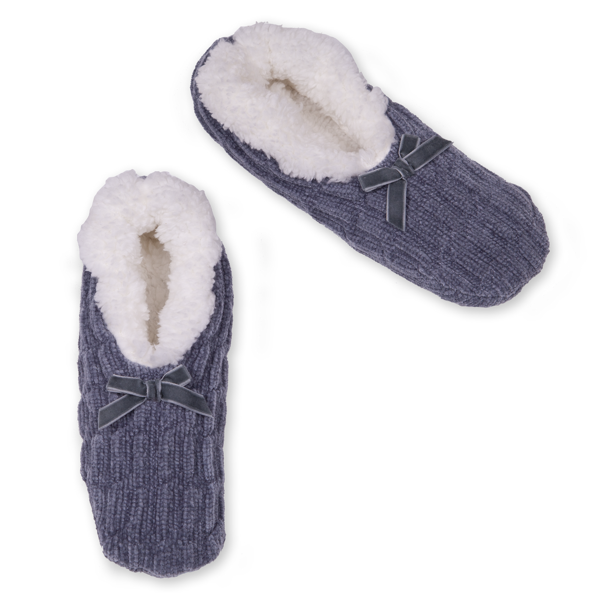 Women's Chenille Knit Slipper Socks with Gripper Bottoms – Fuzzy Babba