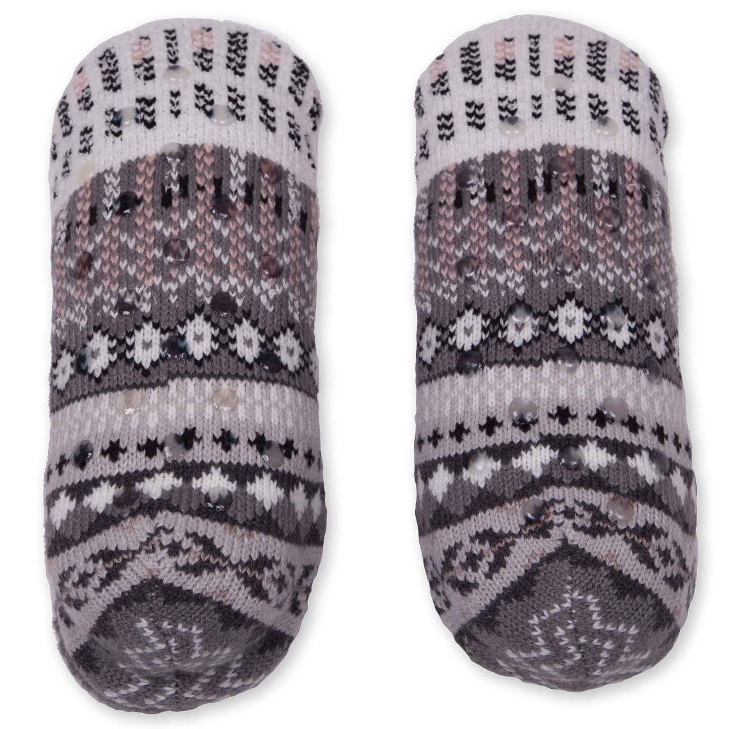 Women's Bunny Knit Double Cuffer Slipper Sock
