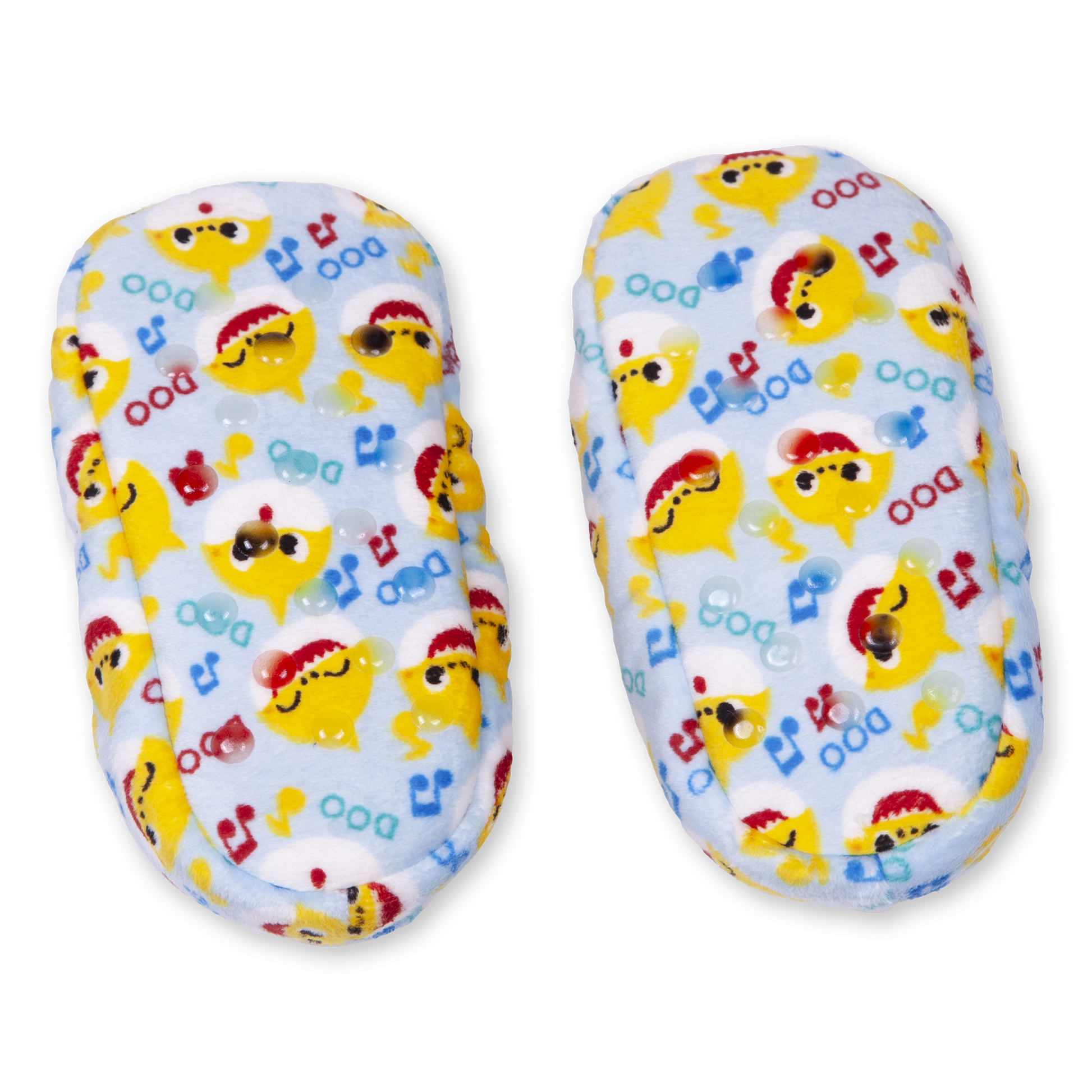 Toddler's Baby Shark Slipper Socks with Gripper Bottoms