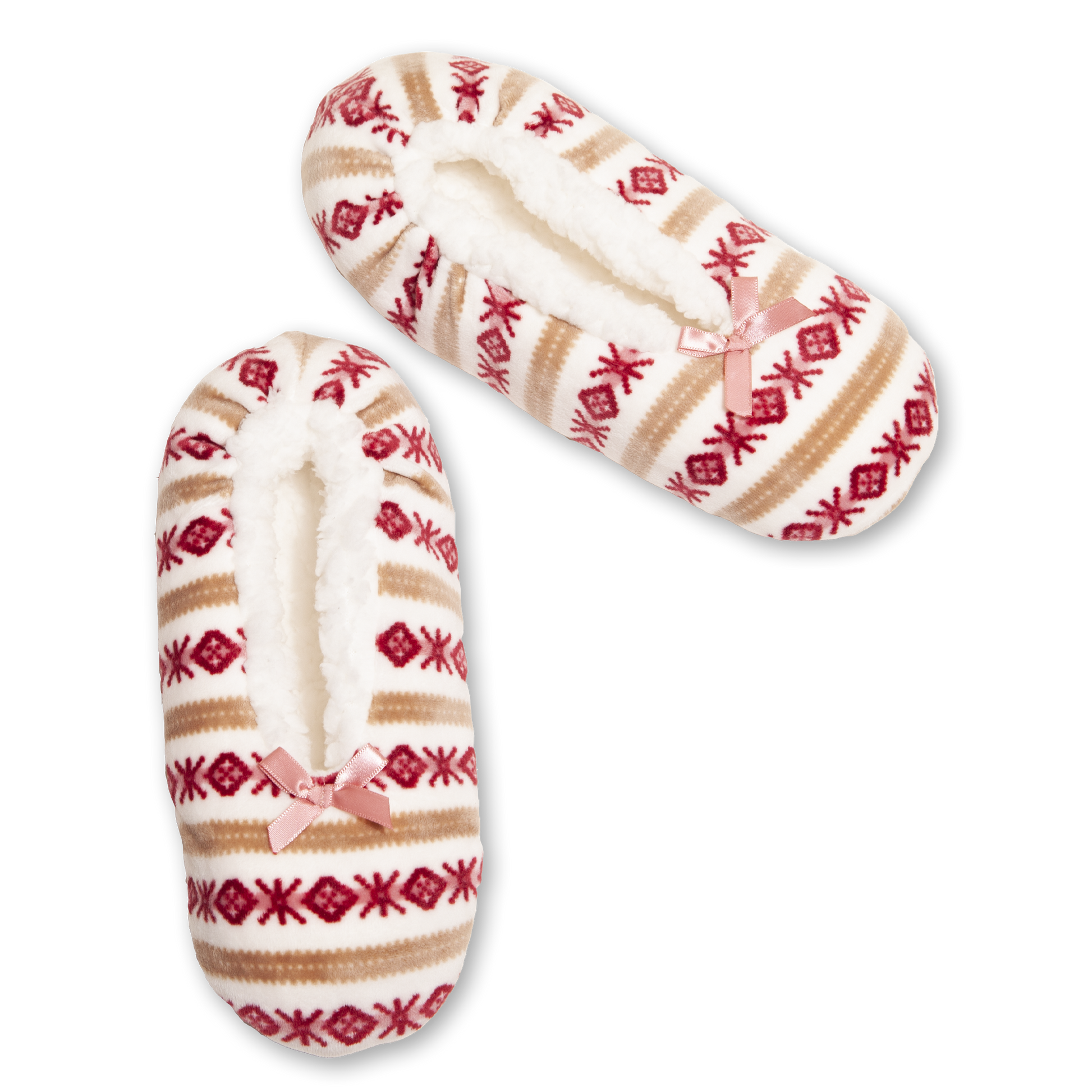 Holiday Slipper Socks with Grippers Women Fuzzy Babba