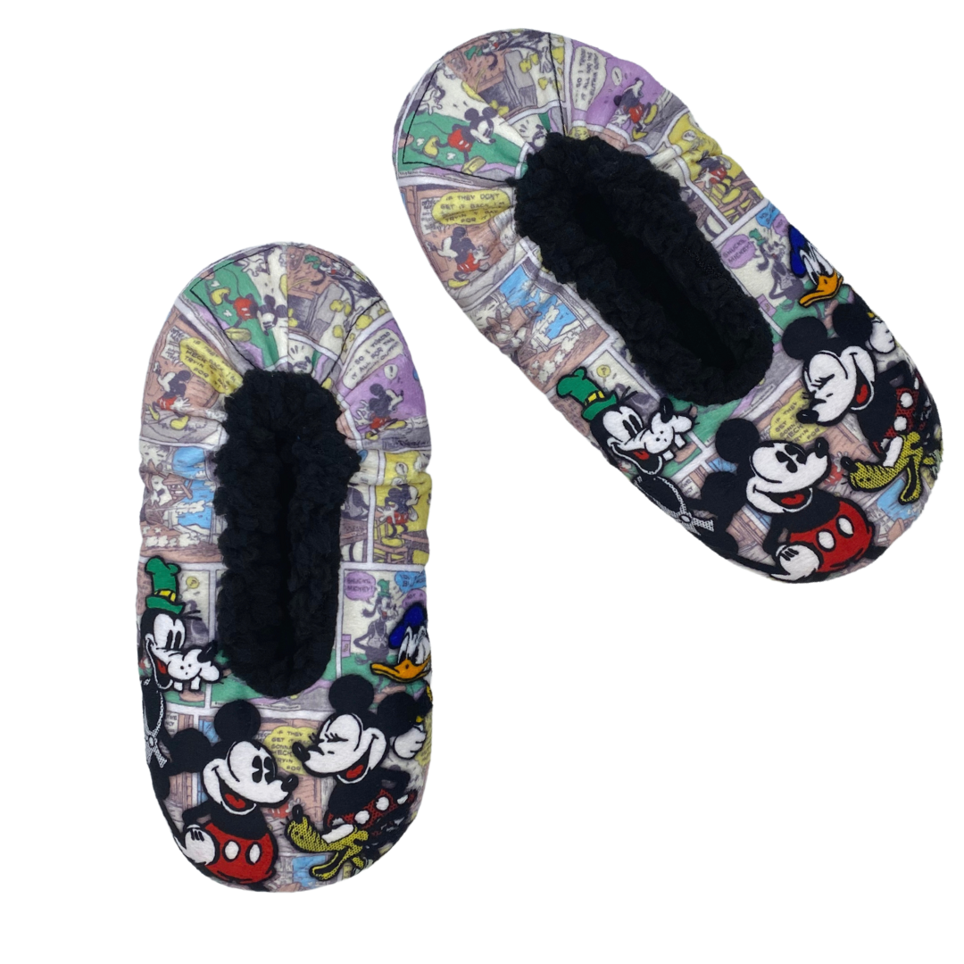 Mickey & Friends Printed Fuzzy Babba Slipper Sock