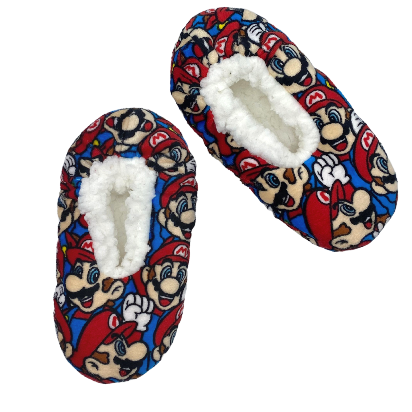 Mario Fuzzy Babba Slipper Sock